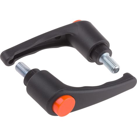 Levier de serrage RS PRO, , filetage M10, Mâle L. 20mm ( Prix pour Paquet de 2 )