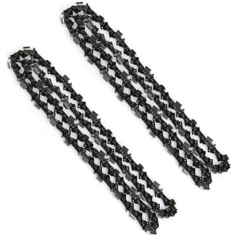 Lot de 2 chaînes de tronçonneuse authentiques, chaîne de tronçonneuse Rotatech 16" 59 maillons longueur 40 cm pour titane électrique (1/5)