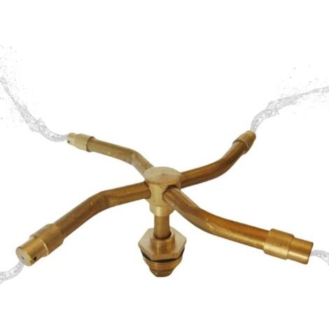 Arroseur Rotatif Automatique,Dispositif d'Arrosage Rotatif Automatique Tête d'Arrosage 360° pour Pelouse Jardin Terrasse Cour Extérieure (1/5)