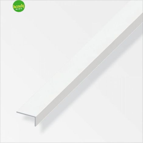 Profilo angolare Alfer Aluminium pvc bianco 1,6x2,5cm lungh. 1m