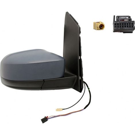 Rétroviseur rabattable électriquement droit à peindre chauffant avec antenne Volkswagen Caddy 4 2015-2020