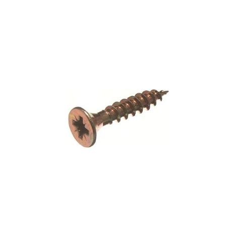 Lot de 1000 vis de fixation pour panneau à puce YZP en acier zingué jaune 4,5 x 25 (1/2)