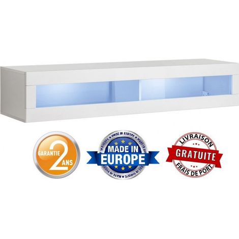 Rangement horizontal - Fly 51 - Blanc -  L 160 x H 30 x P 29 cm - Livraison gratuite