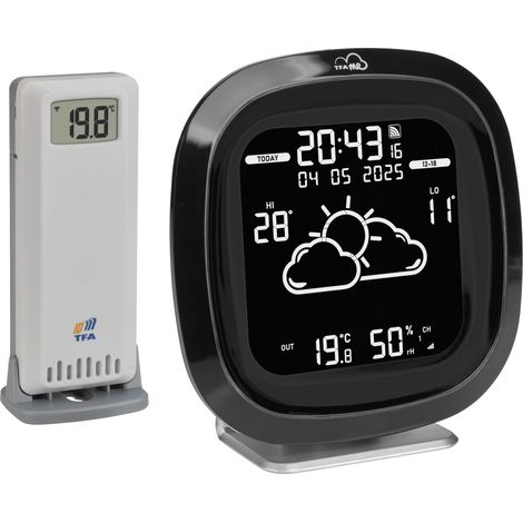 TFA Dostmann TFA.me ID-04 35.8102.01 WLAN-Wetterstation Vorhersage für 4 Tage Anzahl Sensoren max. 5 (1/5)