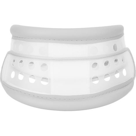 Collier Cervical Réglable Confortable et Respirant - Support Ergonomique pour Cou, Soulagement Douleur, Design Détachable, Taille M Gris (1/5)