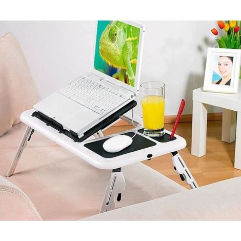 Support ventilé pour PC portable - - Pieds réglables - 2 ventilateurs intégrés - 15.6" max (1/4)