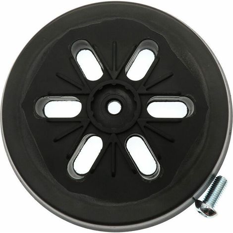Plateau de ponçage pour ponceuse excentrique Bosch GEX 150 AC, PEX 15 AE, GEX 150 Turbo 150 mm avec vis (1/4)