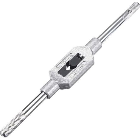 Clé à tarauder réglable pour tarauds M1-M12 et 1/16\\' - 1/2\\' Acier à outils avec finition chromée Pour taraudage précis (1/3)