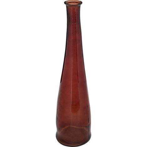 Vaso lungo uly in vetro riciclato h80cm ambra - Atmosphera créateur d'intérieur