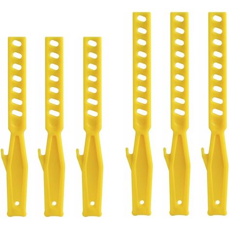 Set mit 6 wiederverwendbaren Farbmischstäben aus Kunststoff für Farbe, Grundierung, Epoxidharz und flüssigen Klebstoff. (1/5)