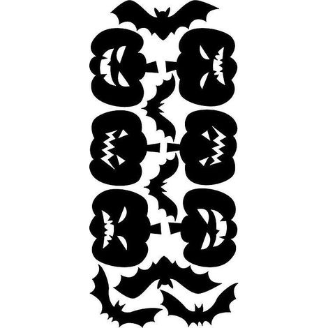 1 Halloween-Aufkleber für Halloween-Dekorationen (1/3)