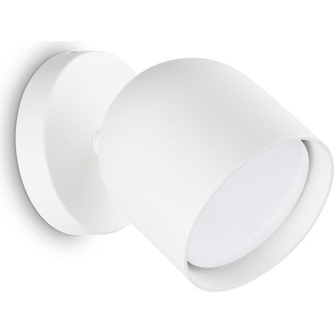 Applique Da Parete Contemporaneo Dodo Metallo Bianco 1 Luce Gx53 15W 3000K Ip20