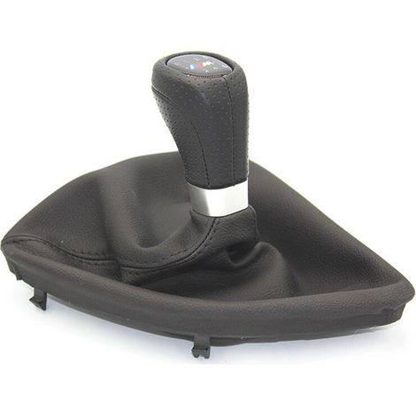Kit de cache-poussière neuf pour pommeau de levier de vitesse BMW E81/E82, accessoire de pommeau de levier de vitesse noir, logo M 3D noir 5 vitesses, un jeu, logo M 3D, kit de cache-poussière pour bo