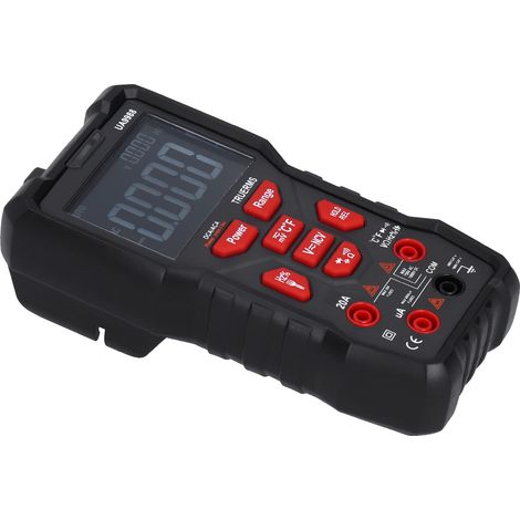 UA9988 Digitalmultimeter AC/DC Strom-, Spannungs-, Kapazitäts- und Widerstandsmessung Schwarz (1/5)
