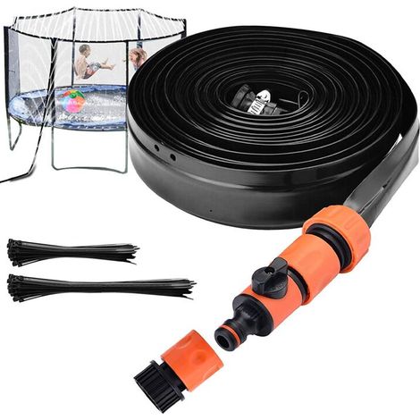 Arroseur de Trampoline Arroseur de Jardin D'Pulvérisateur de Trampoline de Arrosage de Parc Aquatique Extérieur, Accessoires de Trampolines de Jeux d'eau d'extérieur pour Enfants (1/5)