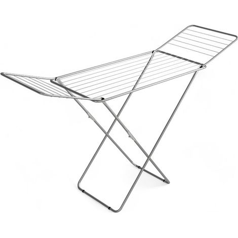 Tendedero de acero pintado de 18 metros y 17 kg de capacidad dimensiones 180x55x96 cm ligero y robusto