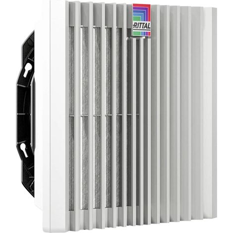 [NEUWERTIG] B-Ware Rittal Filterlüfter Umlüfter Ventilator Grau Wandeinbau Schutzabdeckung Filter