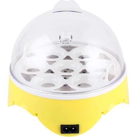 7-Egg Mini Digital Semi-Automatic Hatcher for Chicken, Goose, Duck, Poultry, Clear Hatcher with Temperature Control (1/5)