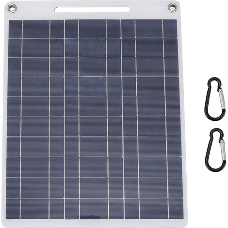 Panneau solaire portable 13W 5V flexible avec double sortie USB, chargeur solaire léger et économe en énergie pour voyage (1/5)