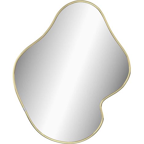 Miroir mural Doré 50x40 cm
