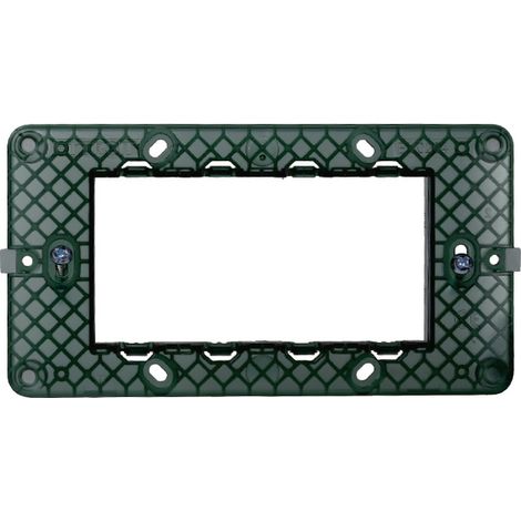 VIMAR PLANA COMPATIBILE PRESA FRUTTI SCHUKO INTERRUTTORE PULSANTE USB TV 221V SUPPORTO 4 MODULI (1/3)