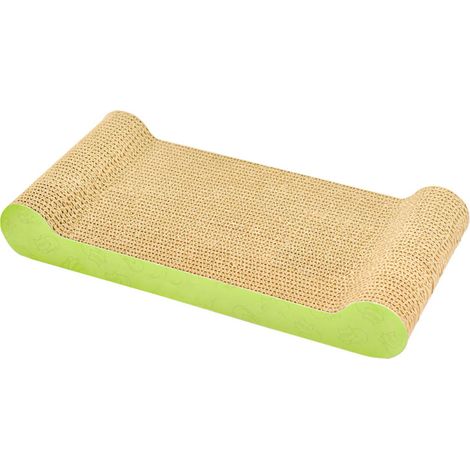 Lit de salon à gratter pour chat, mignon en forme d'os, résistant aux rayures, Durable et confortable, carton à gratter pour chats et chatons (1/5)
