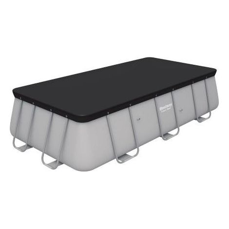 Bâche de protection supérieure pour piscine rectangulaire gonflable avec structure, dimensions 732 × 366 × 132 cm, en PVC résistant aux intempéries et aux UV