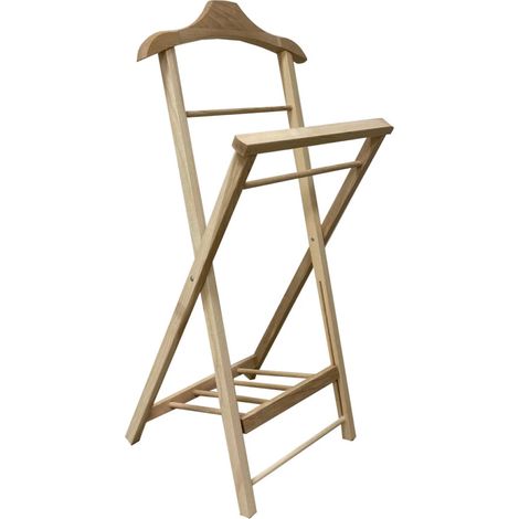 indossatore pieghevole "hiego" in legno 43x39x94 cm (1/4)