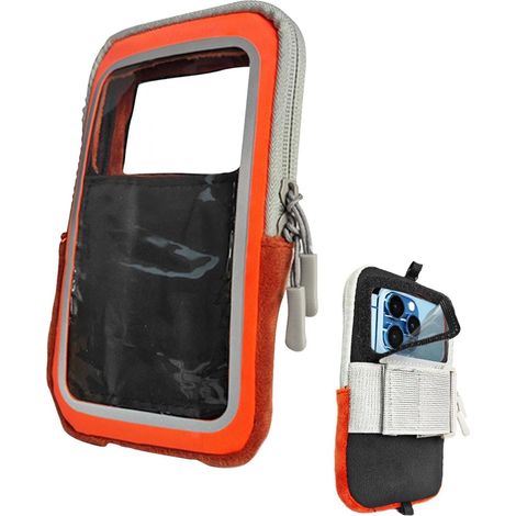 Coque Téléphone Thermique pour Hiver Sac Imperméable Isolant Organisateur Housse Téléphone Anti-Froid Pour Ski Snowboard Hiver Neige Camping Randonnée Course Temps (1/5)