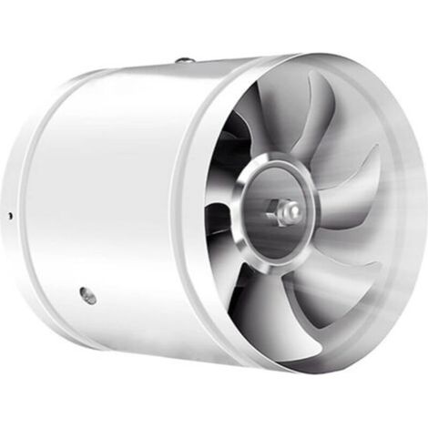 Unidirectional exhaust fan, mini exhaust fan, 95 mm diameter, 73 mm length, white (1/4)