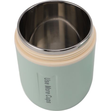 Bocal alimentaire isotherme 500 ml en acier inoxydable 304, récipient à soupe sous vide, tasse isotherme étanche pour l'école, le camping et les voyages, vert menthe (1/5)