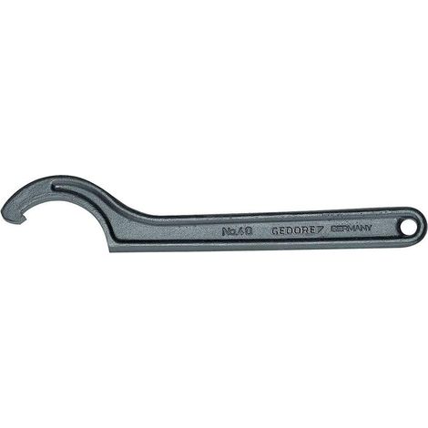 Clé à ergot à encoche, Pour écrou à encoches, Taille 34 à 36 mm, Pointes Ø 5 mm, Clé, 40 34-36 (1/2)