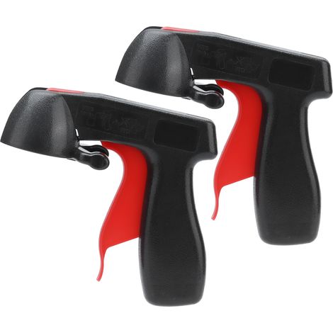 Kit d'accessoires pour pistolet à peinture (2 poignées) en ABS pour la décoration et le bricolage (1/5)