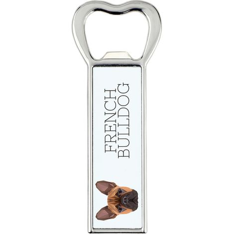 Bulldog francese - apribottiglie con foto e scritta per birra Art-Dog (1/5)