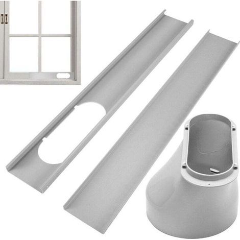 Kit Calfeutrage Climatiseur.Kit Fenêtre Climatiseur Mobile.Porte pour Climatiseur Portable.Convient pour A/C Portable avec Tuyaux 15 Cm Diamètre pour Climatiseur (1/4)