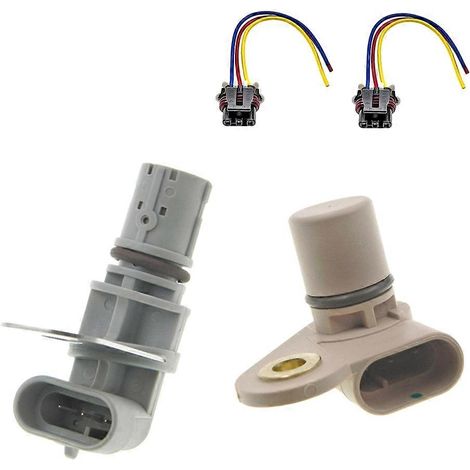 Connecteur du capteur de position d'arbre à cames et de vilebrequin pour Chevy Silverado 1500 2500, GMC Canyon, Hummer 12585546 12585545 38085130 (1/5)