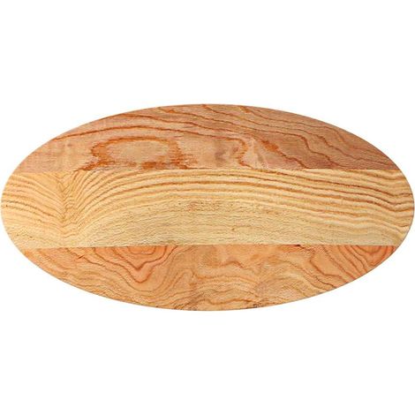Dessus de table  Dessus de bureau  Plateau de table 100x50x4 cm bois de chêne massif ovale