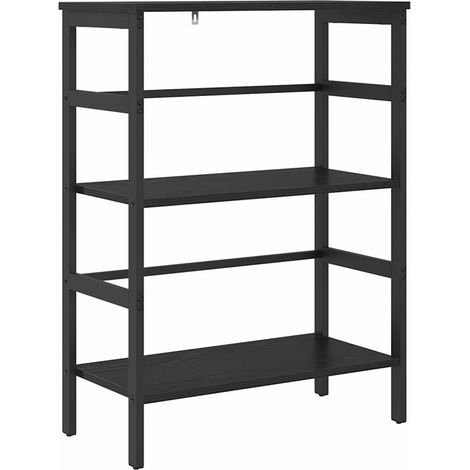 Maison Exclusive - Bücherregal Schwarz Eichen-Optik 60 x 29,5 x 8
