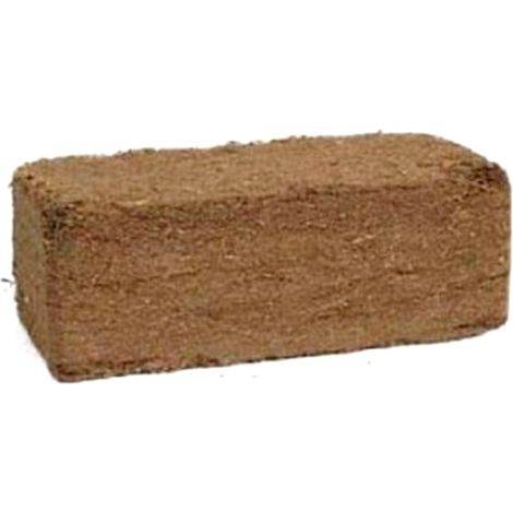 Ladrillo Sustrato Fibra de Coco 100% Natural. 600 Gr. 8 Litros