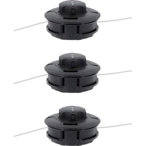 Lot de 3 têtes de coupe-bordures professionnelles 4 en 1 multifonction