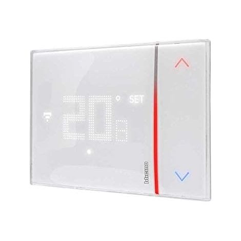 Bticino SXW8002R TERMOSTATO WIFI DIGITALE, Termostato Smart, Controllo App, Alexa e Google, Prodotto Ricondizionato, Bianco (1/5)
