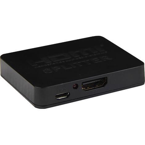 HDMI Splitter 1x2 Yatek YK-0102mini, soporta 4K y 3D