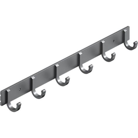 Crochets muraux, crochets à serviettes en aluminium robustes pour suspendre manteaux, chapeaux, clés, vêtements, crochets de placard, support mural pour cuisine, salle de bain, bureau (1/5)