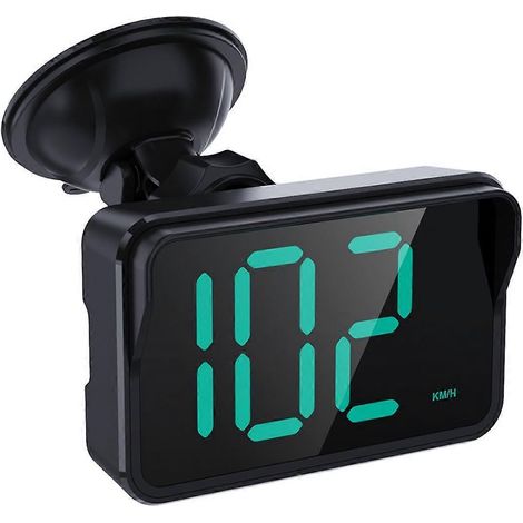 Affichage tête haute universel GPS HUD Compteur de vitesse numérique pour toutes les voitures et camions, pièce automobile Plug and Play avec (1/5)