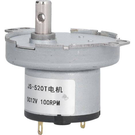 Moteur synchrone 100 tr/min à couple élevé, micromoteur électrique à réduction de vitesse par engrenages, 12 V CC (1/5)