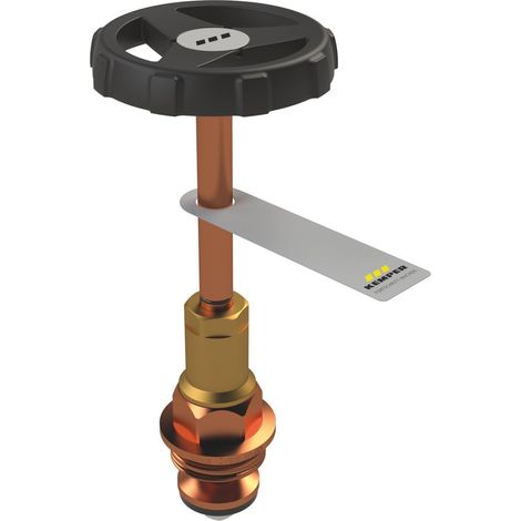 Kemper Absperr-Oberteil mit verlängerter Bedienspindel, Figur E0109 135 02, DN 25, E010913502025KP