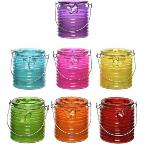 Candele di citronella in vetro