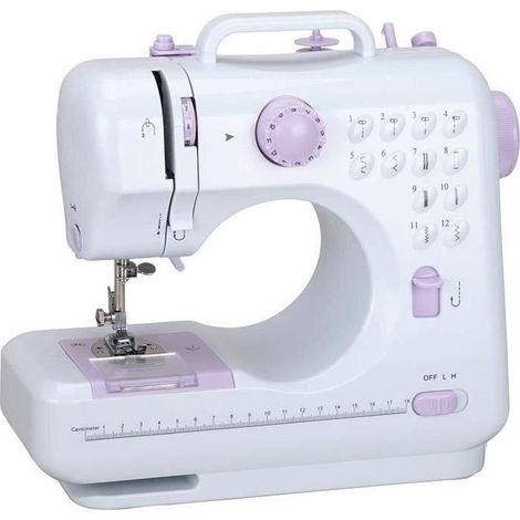 ARTIZLEE Machine à Coudre 12 Modèles à 2 Vitesses Débutant 12 Points Portable