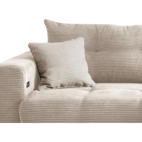 Mömax Wohnlandschaft Restato Beige Cord (1/5)