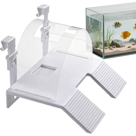 Rampe pour Tortue d'Aquarium Double Échelle De Grimpe pour Reptiles Rampe De Repos Pour Grenouilles pour gardiens, éleveurs, parents et amateurs d'animaux, terrariums, enclos, abris, magasins (1/5)